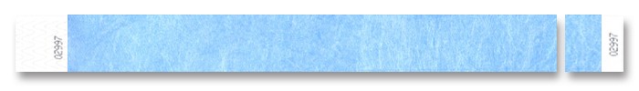 Identifikačné náramky Tyvek 1" s kontrolným kupónom Náhľad Identifikačné náramky Tyvek 1" s kontrolným kupónom Náhľad