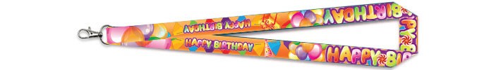 Šnúrka na krk HAPPY BIRTHDAY Náhľad