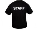 Tričko s nápisom STAFF Náhľad Tričko s nápisom STAFF Náhľad