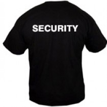 Tričko s nápisom SECURITY