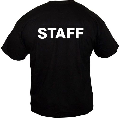 STAFF póló gyártás, póló rendelés - partybox.hu